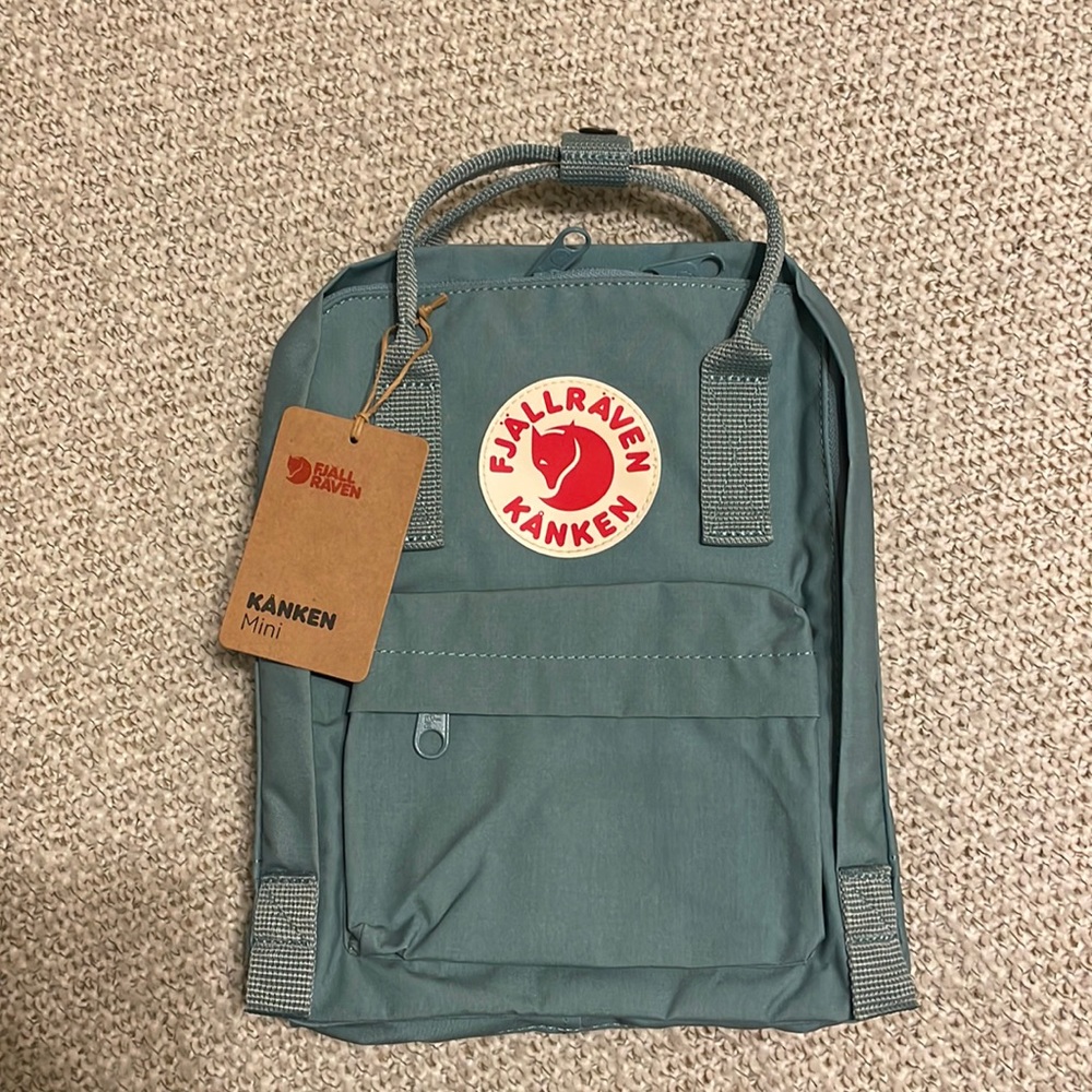 Fjallraven Kanken Mini Backpack Sky Blue NWT
